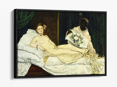 Edouard manet olympia float - edouard,