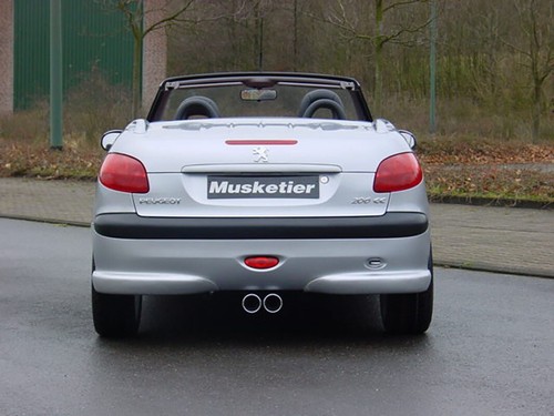 Peugeot 206 rear spoiler - 206+,