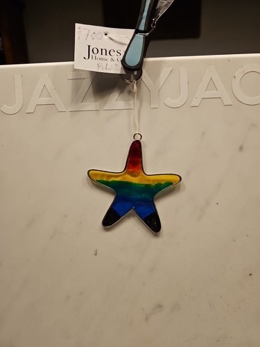 Star multicoloured window - star,