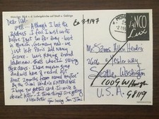 1966 POSTCARD FROM GERMANY