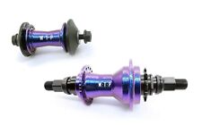 BMX Hubset, Eclat Helix freecoaster (rhd) 14mm axle, Helix front female 10mm axl