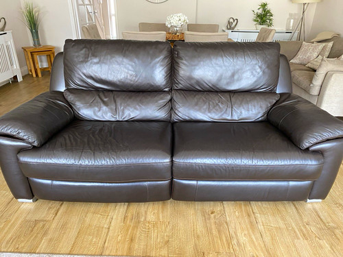 Harveys brown leather - x,