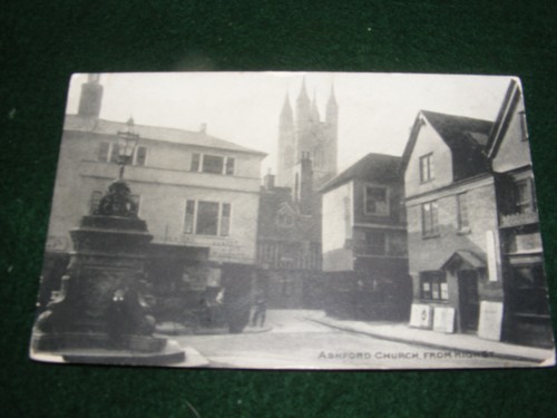 Vintage postcard ashford kent - vintage,