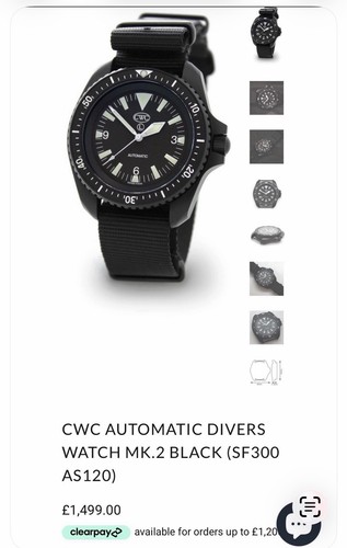 Cwc automatic divers - mk.2,