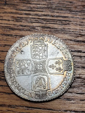1758 George II Silver Shilling