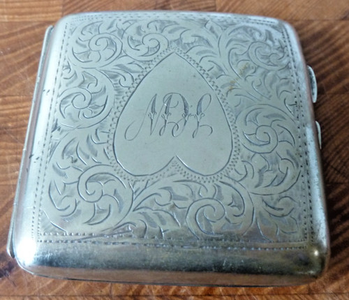 Vintage silver epns cigarette - silver,