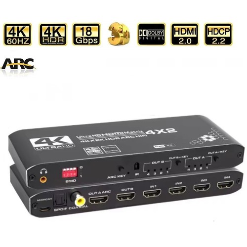 Hdmi matrix 60hz audio - hdmi, 4k