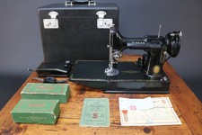Singer 221k Featherweight Sewing Machine 1956 Accessories Original Receipt TLC