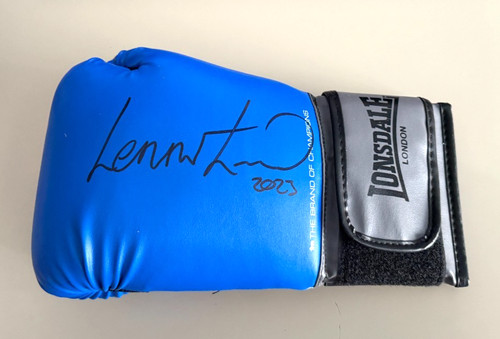 Lennox lewis signed boxing - lennox,