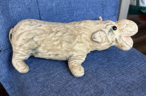 Antique stuffed hippo - , toy
