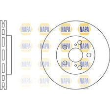 2x Brake Discs Vented Front