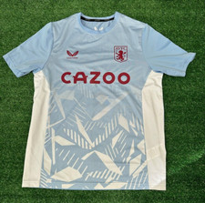 Aston Villa 2022 Training T-Shirt Castore Kit Child Boys 12-13 Years Football 2
