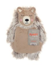 Hot Water Bottle with Cover 1L Cute Fur Soft Plush Toy Animal Novelty Heat Bag