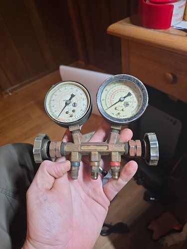 Vintage hvac manifold marsh - vintage,