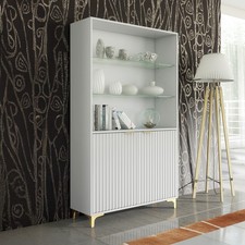 Display Cabinet 100cm Grooved