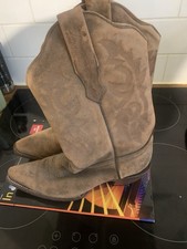 Corral Leather Real Cowboy Boots Made In Mexico Size 8.5M US 6.5-7 UK