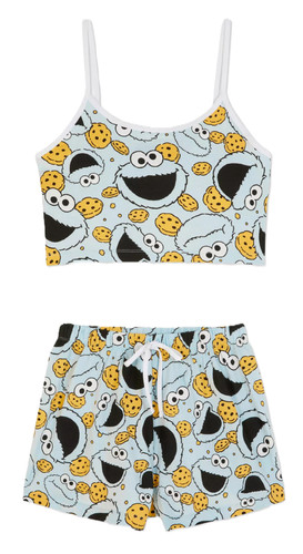 Ladies cami pyjamas cookie - ladies,