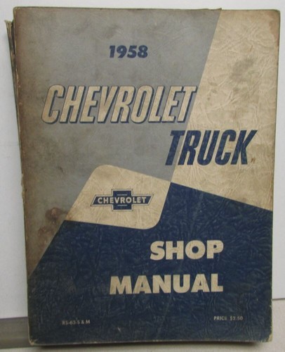 1958 chevrolet truck service - 1958,