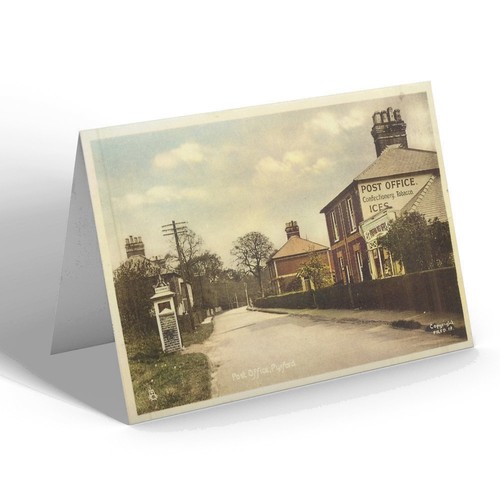 Greeting card vintage surrey - card,