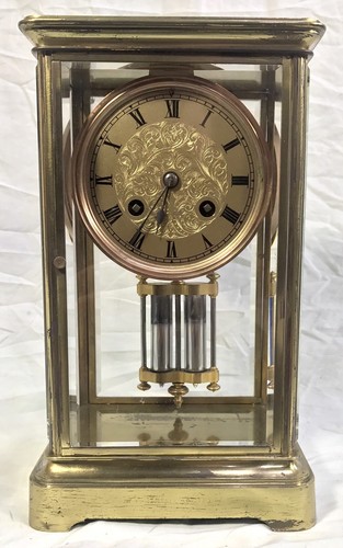 Antique french four - four, glass
