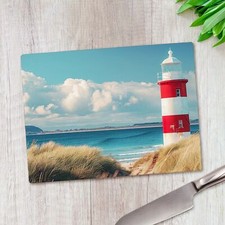 Light House Sea Scenery Glass