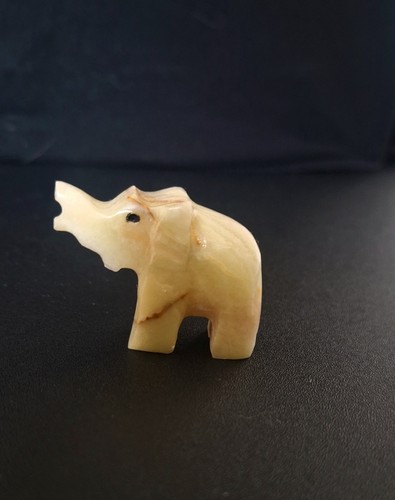 Elephant hand carved onyx - hand,