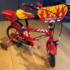 Kids Fire Fighter Red Bike Age