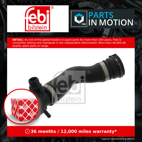 Radiator hose upper 49257 febi - hose,