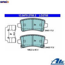 BRAKE PAD SET DISC BRAKE