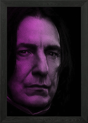 Alan rickman framed - alan, wall
