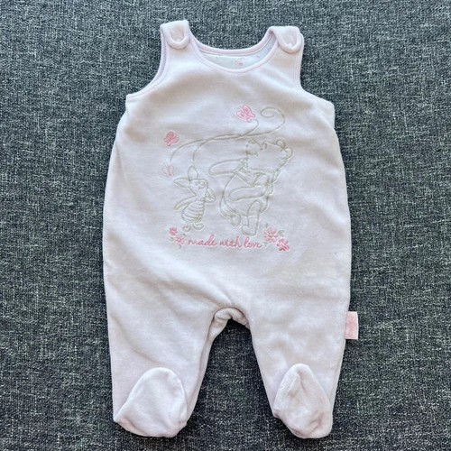 Girls month pink velour - 3-6,