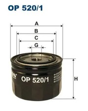 Oil filter Spin-on Filter OP 520/1 FILTRON for FORD RENAULT PININFARINA LADA ZAZ