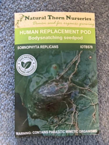 Plant horror movie seed - movie, packet