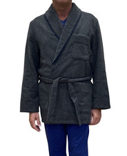 Short Robe for Men in Wool