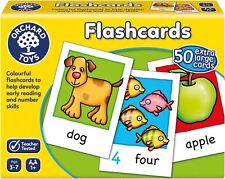 Orchard Toys Flashcards, 50 Educational Double-sided Flashcards To Teach Reading