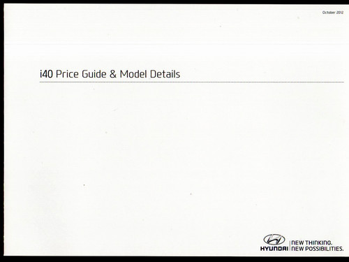 Hyundai i40 specifications - hyundai,