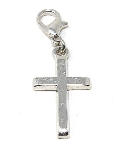 Tibetan silver clip - silver, charms