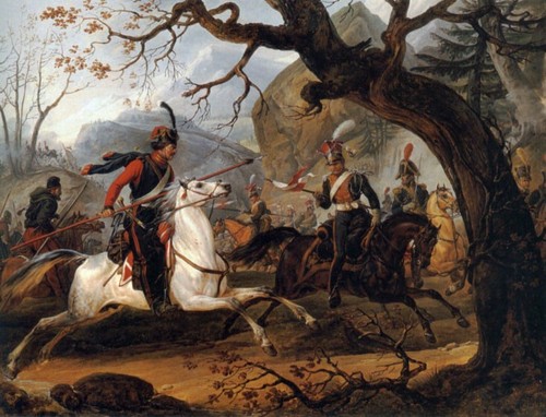 Napoleonic battle the alps - in,