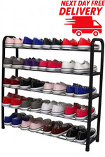 Tier Shoe Rack Organizer-Heavy duty storage unit 5shelves-NEXT DAY FREE DELIVERY