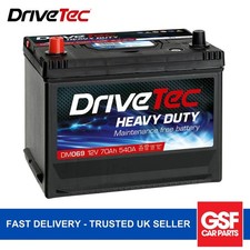DriveTec Car Battery 12V 70Ah