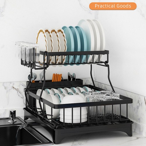 Tier dish drainer rack - rack,