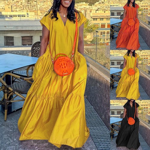 Women neck maxi dress - women,