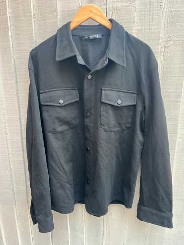 Zara black overshirt jacket - zara,