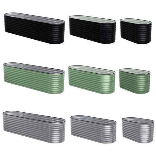 Galvanised raised bed for - raised,
