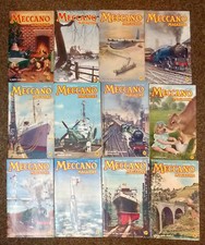 12 x Meccano Magazines -1951