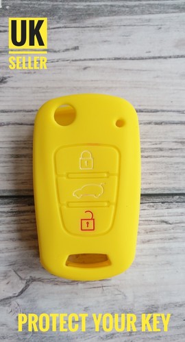 Yellow car key silicone - yellow,