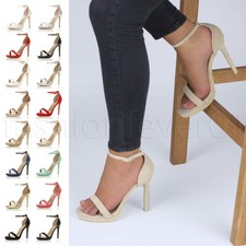 WOMENS LADIES HIGH HEEL ANKLE