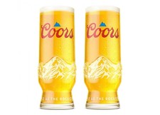2x Coors One Pint 20oz Colour