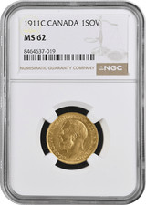1911 Canada Gold Sovereign