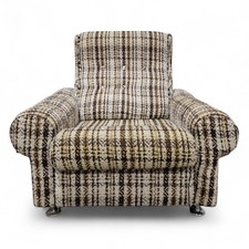 Vintage upholstered armchair - vintage,